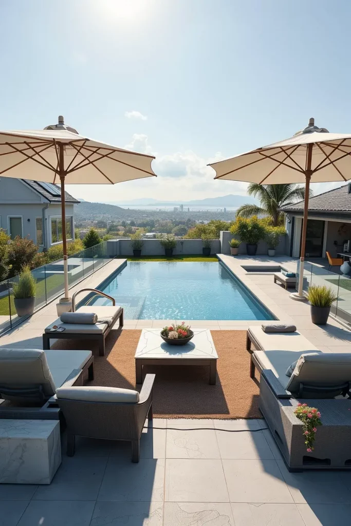 Outdoor Pool Area Above Ground 2026: Creative, Modern And Designer Backyard Ideas