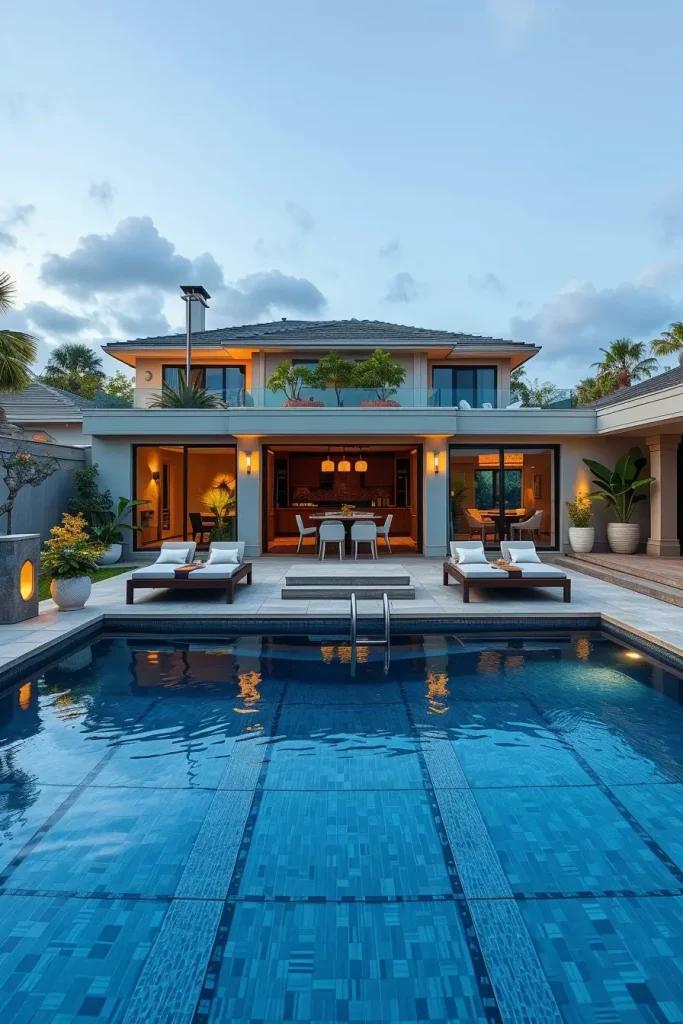 Outdoor Pool Area Above Ground 2026: Creative, Modern And Designer Backyard Ideas