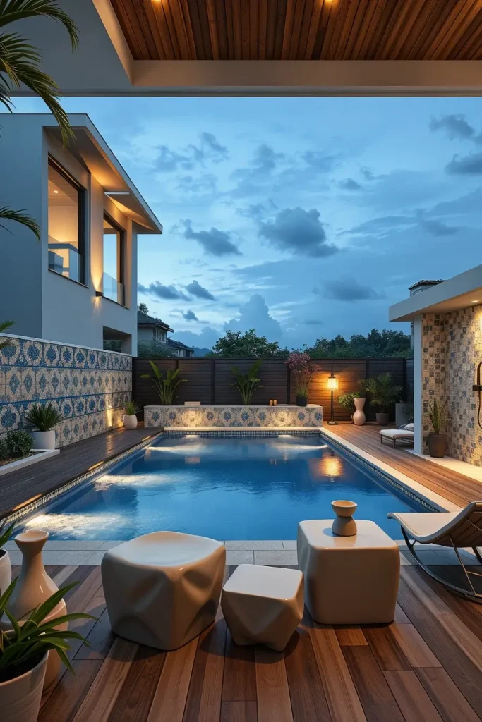 Outdoor Pool Area Above Ground 2026: Creative, Modern And Designer Backyard Ideas