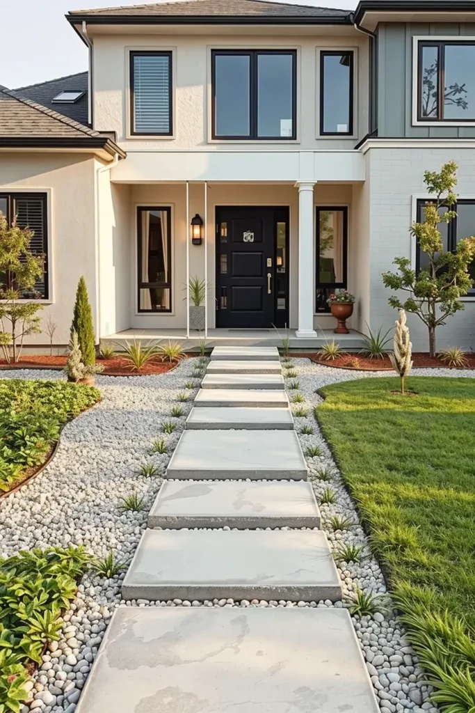 59 Simple Landscaping Front Yard 2026 Ideas For A Stylish And Modern Home