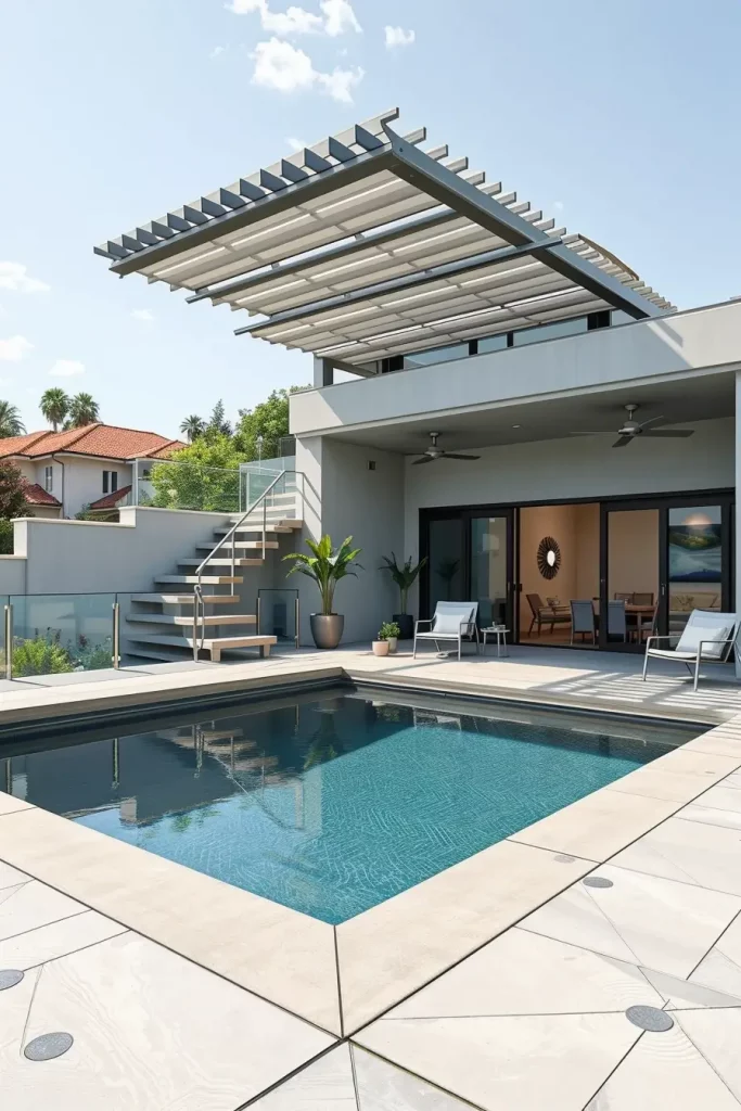 Outdoor Pool Area Above Ground 2026: Creative, Modern And Designer Backyard Ideas