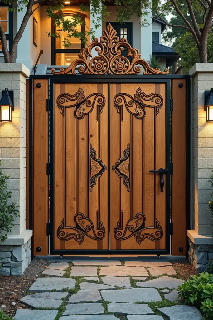 58 Front Yard Gate Ideas 2026: Creative, Modern, Carved & Unique Designer Entrances