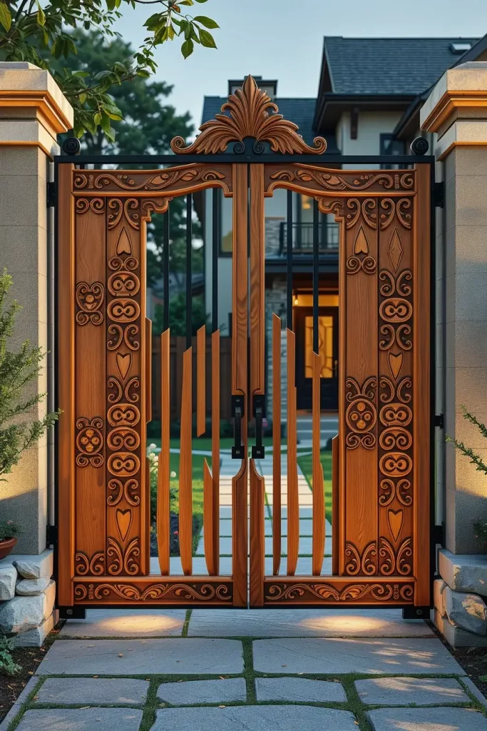 58 Front Yard Gate Ideas 2026: Creative, Modern, Carved & Unique Designer Entrances