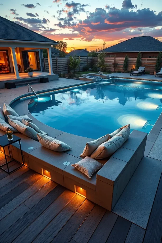 Outdoor Pool Area Above Ground 2026: Creative, Modern And Designer Backyard Ideas