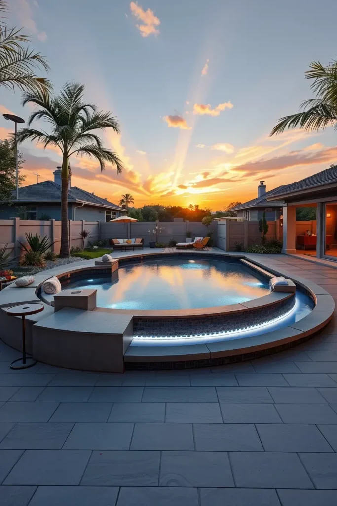 Outdoor Pool Area Above Ground 2026: Creative, Modern And Designer Backyard Ideas
