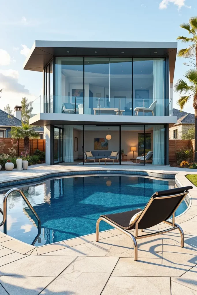 Outdoor Pool Area Above Ground 2026: Creative, Modern And Designer Backyard Ideas