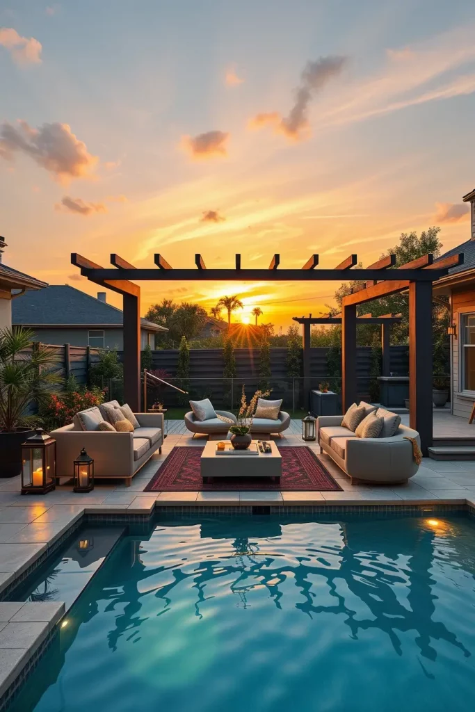 Outdoor Pool Area Above Ground 2026: Creative, Modern And Designer Backyard Ideas