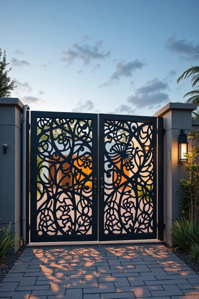 58 Front Yard Gate Ideas 2026: Creative, Modern, Carved & Unique Designer Entrances