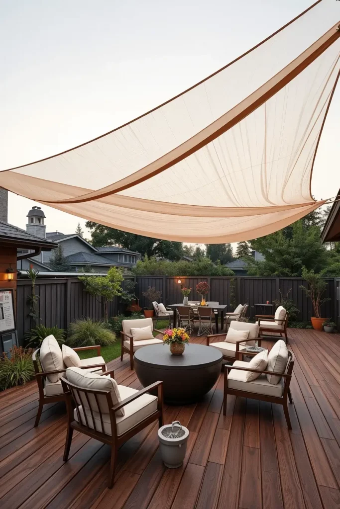 57 Sun Sail Shade Ideas For Your Outdoor Space 2026: Modern Patio & Backyard Trends