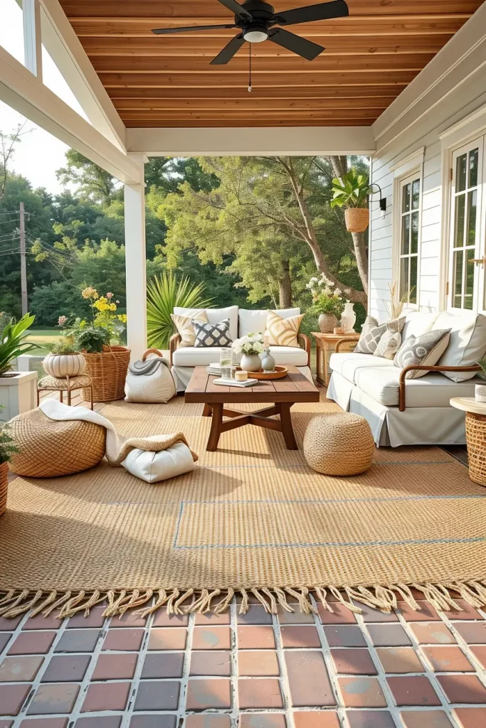 56 Farmhouse-Style Patio Ideas 2026 For Cozy And Rustic Outdoor Living
