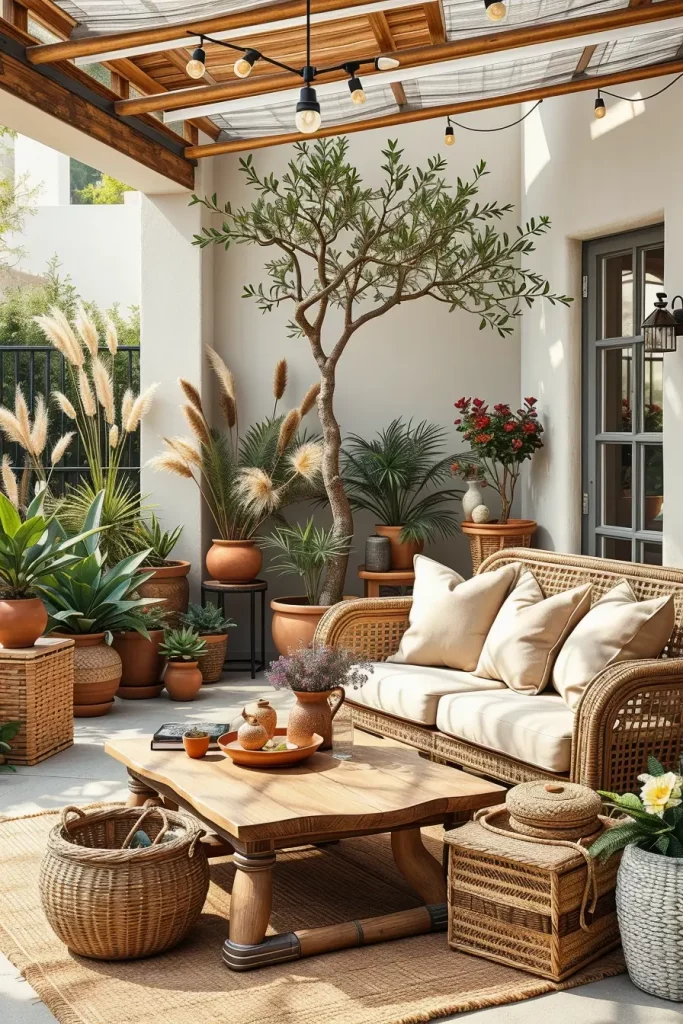60 Boho And Natural Patio Design 2026 Ideas For A Cozy Outdoor Oasis