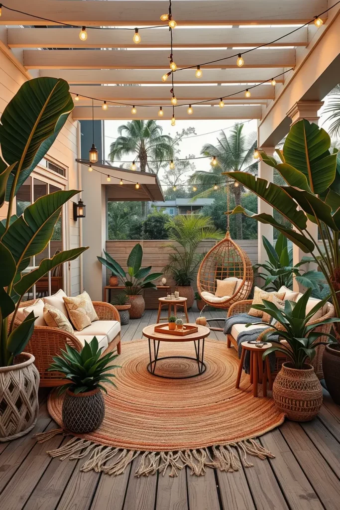 55 Boho Patio Ideas 2026 For A Stylish And Cozy Outdoor Retreat