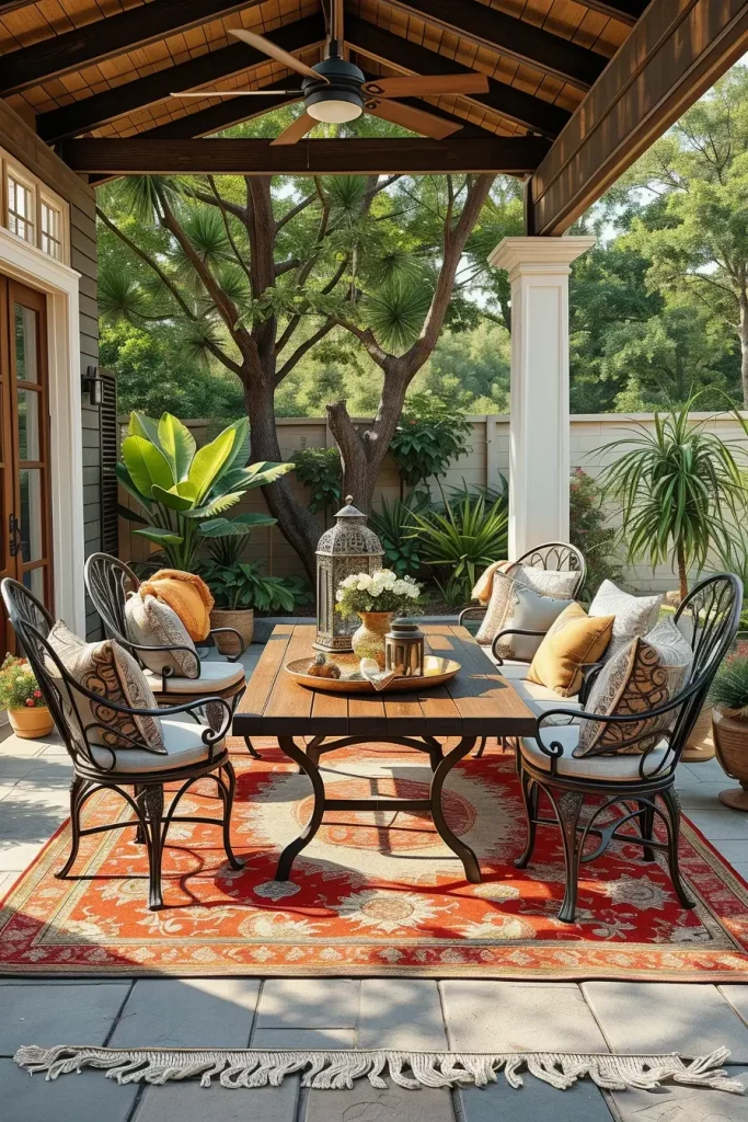 55 Boho Patio Ideas 2026 For A Stylish And Cozy Outdoor Retreat