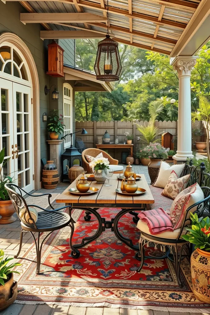 55 Boho Patio Ideas 2026 For A Stylish And Cozy Outdoor Retreat