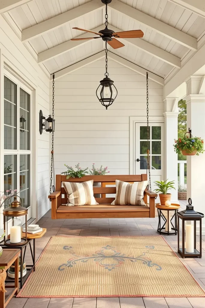 56 Farmhouse-Style Patio Ideas 2026 For Cozy And Rustic Outdoor Living