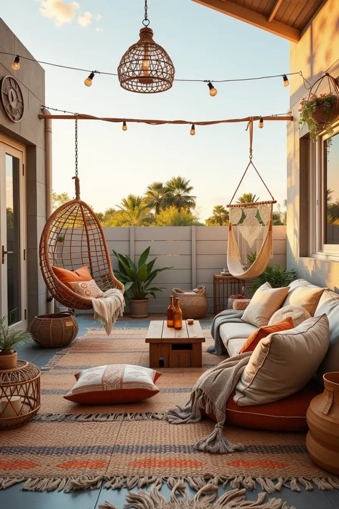 60 Boho And Natural Patio Design 2026 Ideas For A Cozy Outdoor Oasis