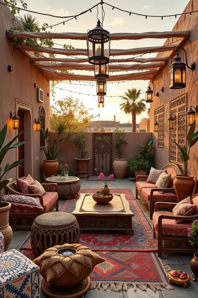 55 Boho Patio Ideas 2026 For A Stylish And Cozy Outdoor Retreat