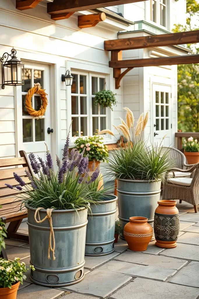 56 Farmhouse-Style Patio Ideas 2026 For Cozy And Rustic Outdoor Living