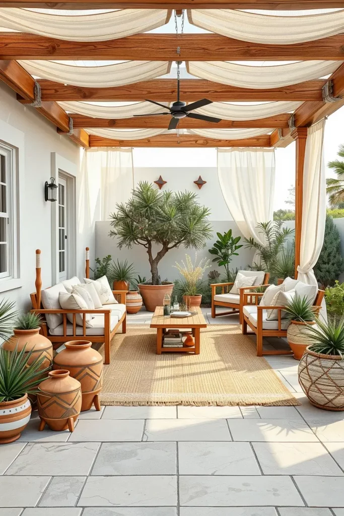 55 Boho Patio Ideas 2026 For A Stylish And Cozy Outdoor Retreat