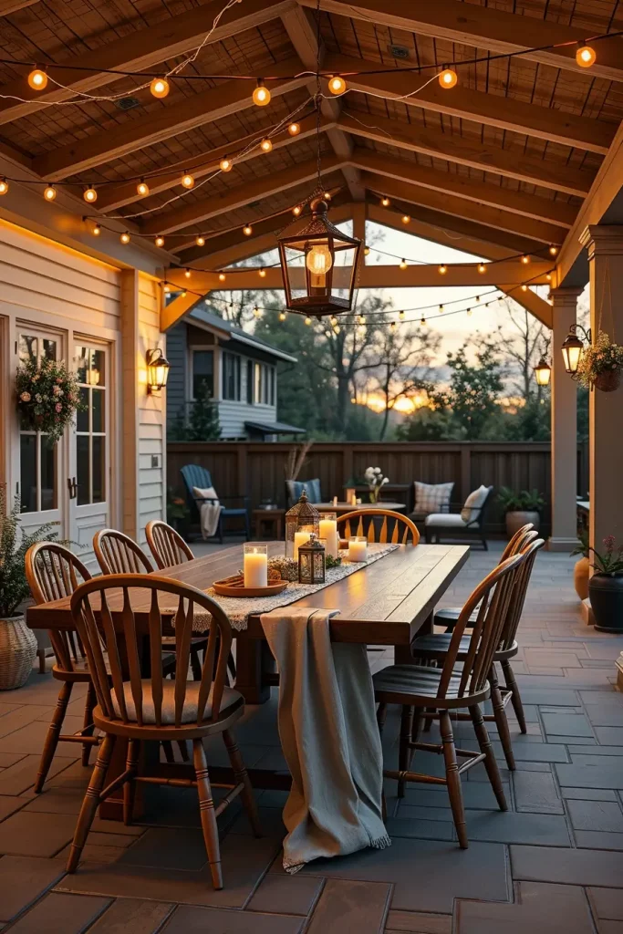 56 Farmhouse-Style Patio Ideas 2026 For Cozy And Rustic Outdoor Living