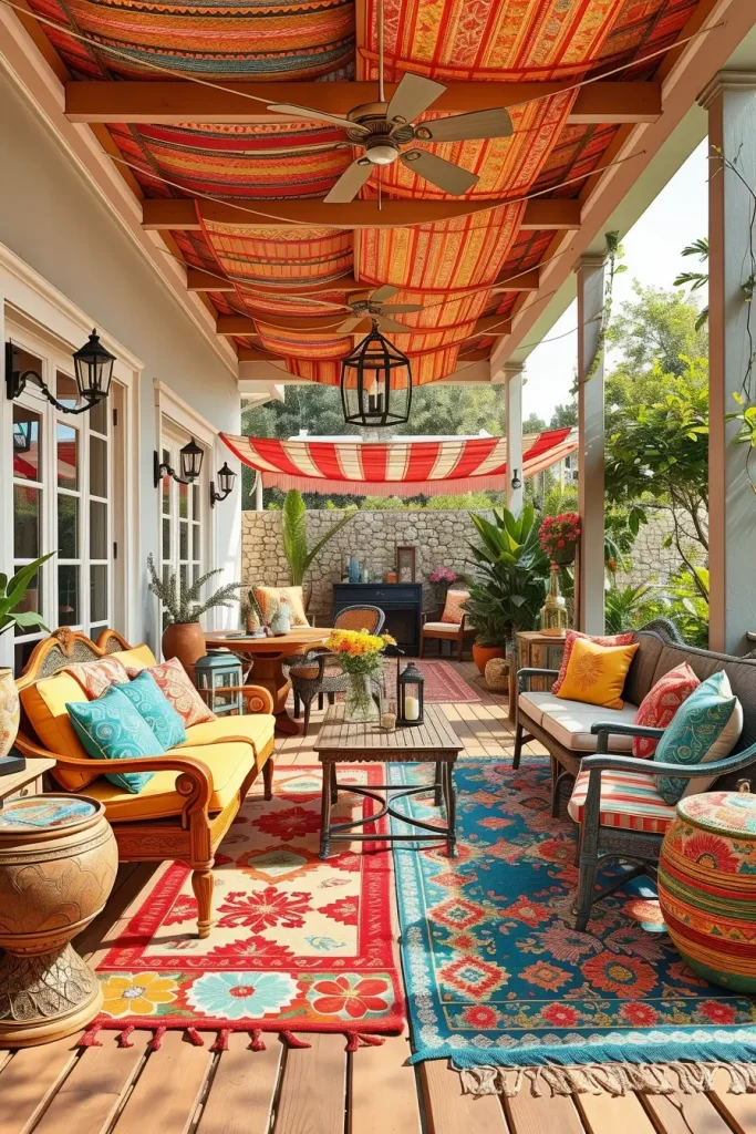 55 Boho Patio Ideas 2026 For A Stylish And Cozy Outdoor Retreat