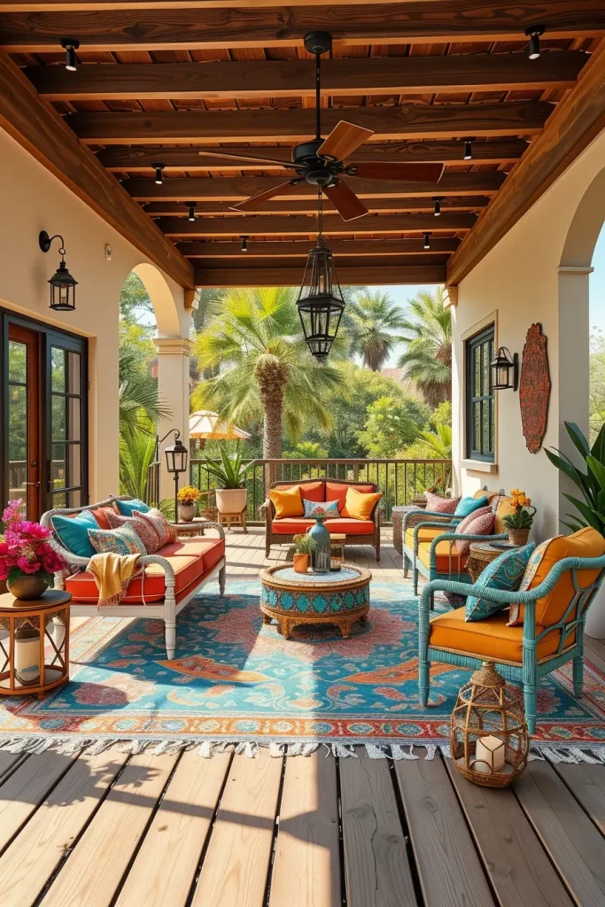 55 Boho Patio Ideas 2026 For A Stylish And Cozy Outdoor Retreat