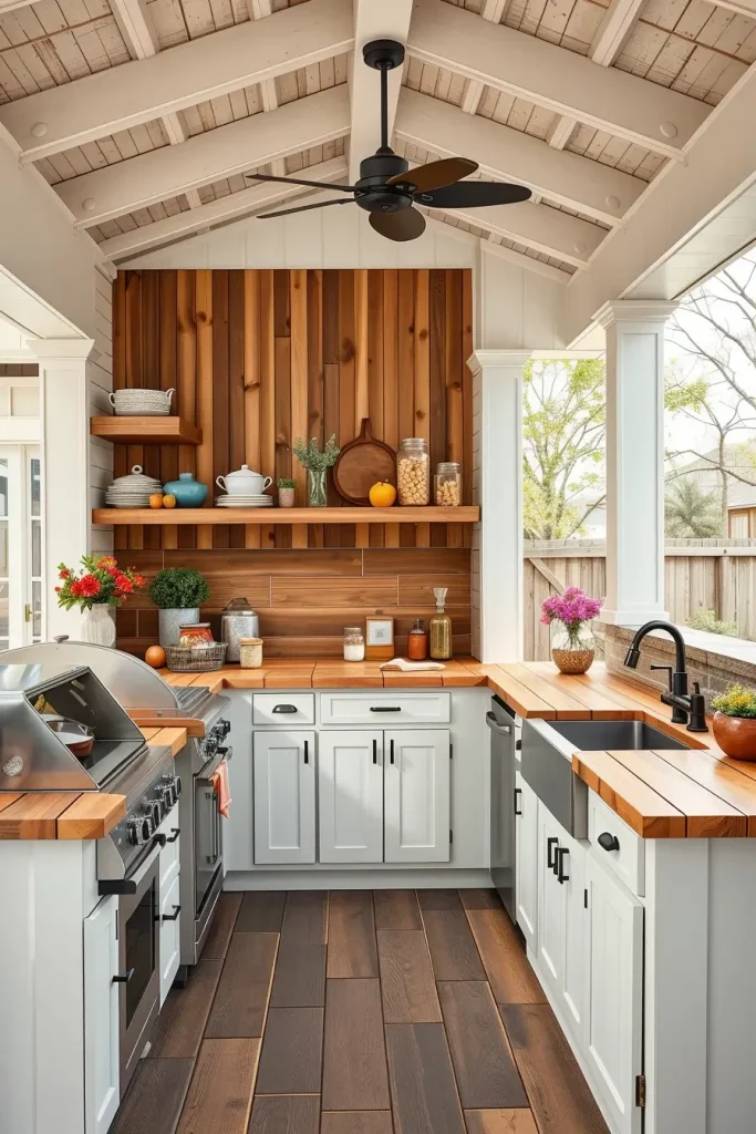 56 Farmhouse-Style Patio Ideas 2026 For Cozy And Rustic Outdoor Living