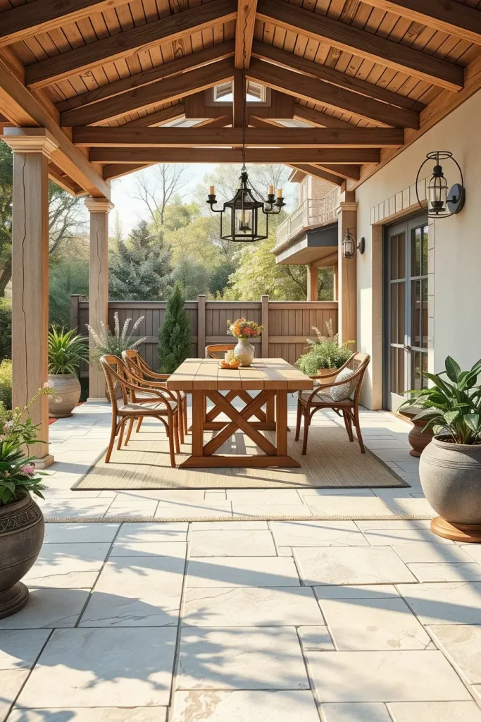 56 Farmhouse-Style Patio Ideas 2026 For Cozy And Rustic Outdoor Living