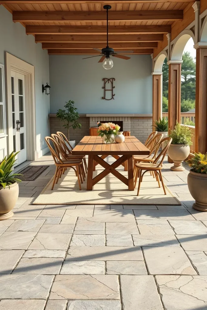 56 Farmhouse-Style Patio Ideas 2026 For Cozy And Rustic Outdoor Living