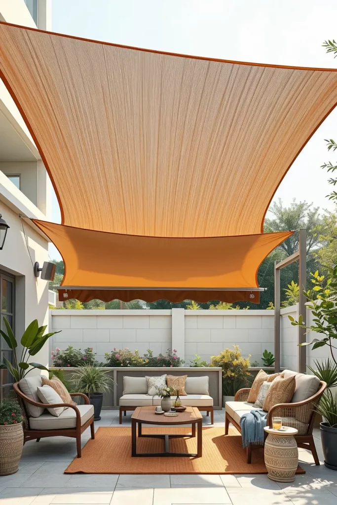 57 Sun Sail Shade Ideas For Your Outdoor Space 2026: Modern Patio & Backyard Trends