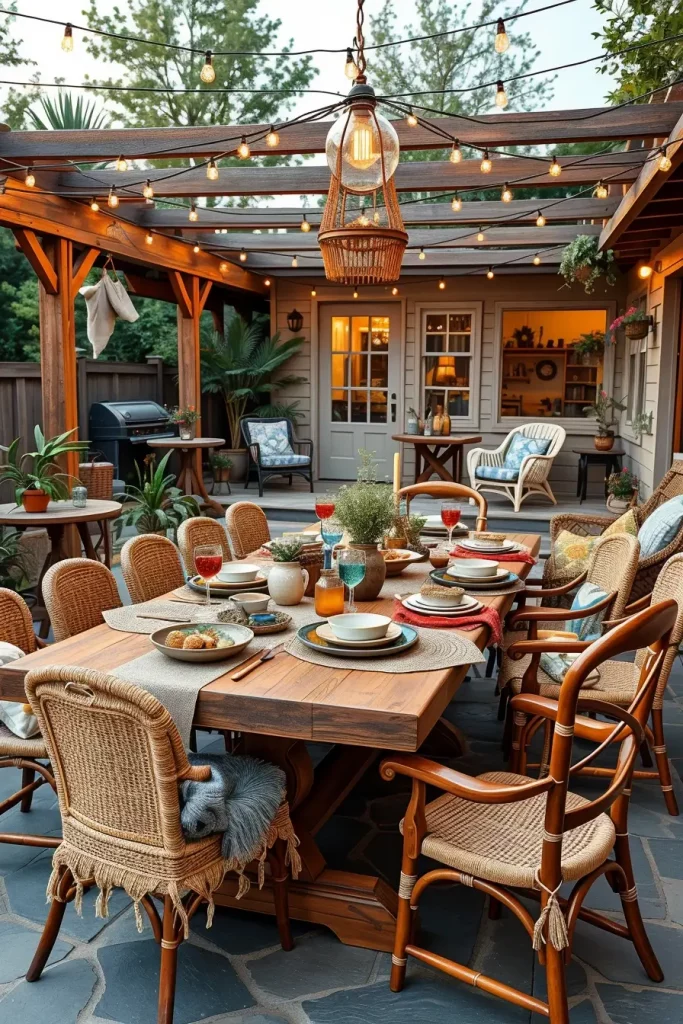 55 Boho Patio Ideas 2026 For A Stylish And Cozy Outdoor Retreat