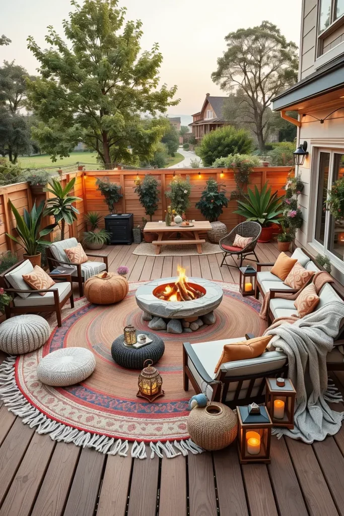 55 Boho Patio Ideas 2026 For A Stylish And Cozy Outdoor Retreat