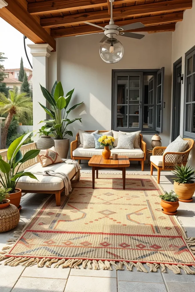 55 Boho Patio Ideas 2026 For A Stylish And Cozy Outdoor Retreat