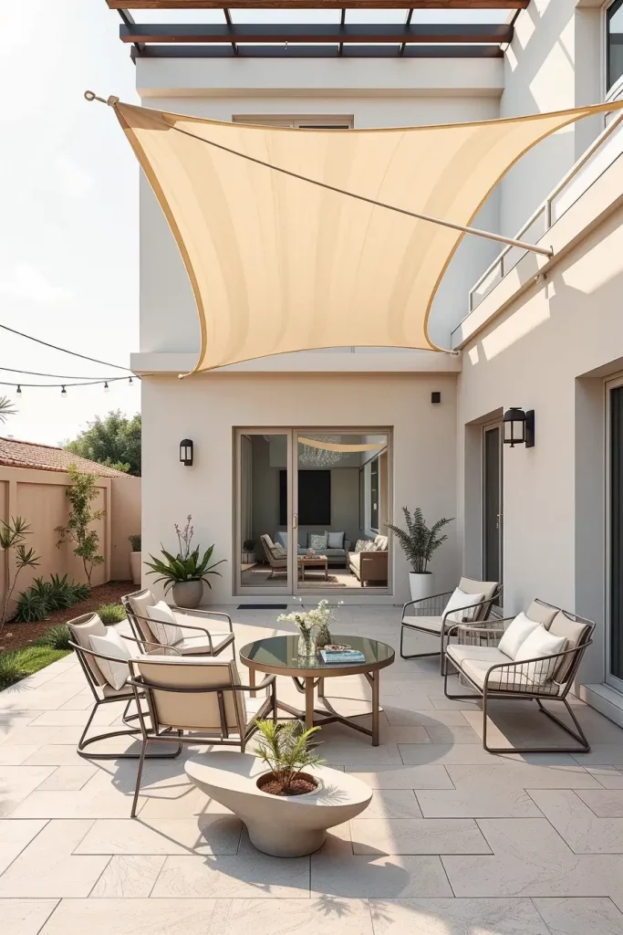 57 Sun Sail Shade Ideas For Your Outdoor Space 2026: Modern Patio & Backyard Trends