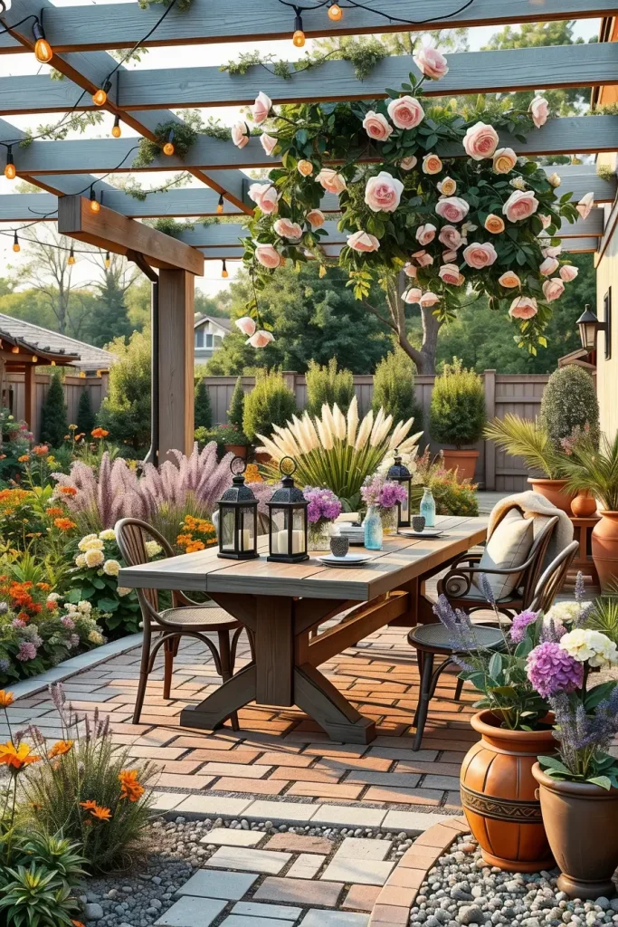 56 Farmhouse-Style Patio Ideas 2026 For Cozy And Rustic Outdoor Living