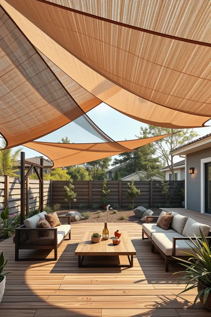 57 Sun Sail Shade Ideas For Your Outdoor Space 2026: Modern Patio & Backyard Trends