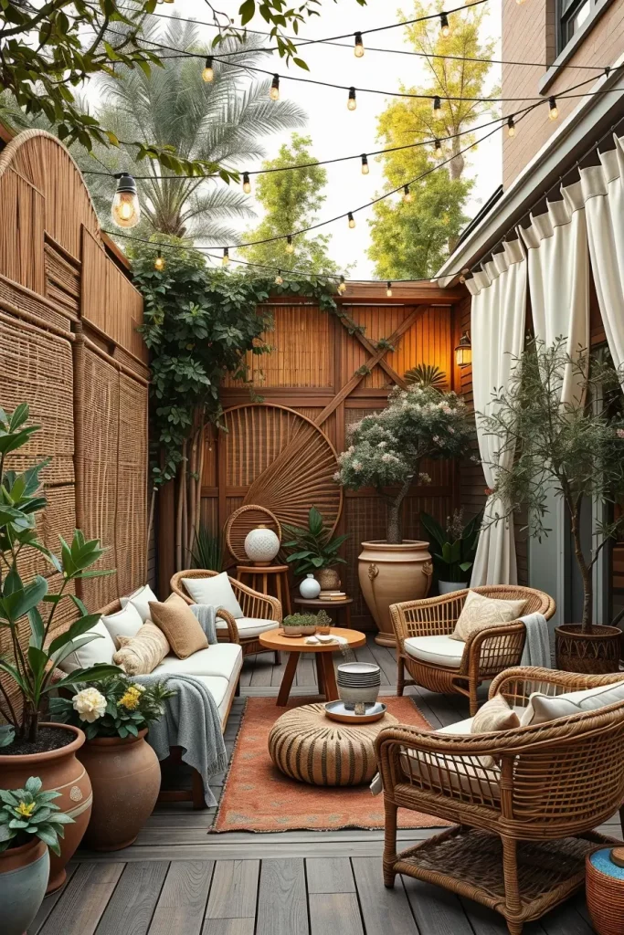 60 Boho And Natural Patio Design 2026 Ideas For A Cozy Outdoor Oasis