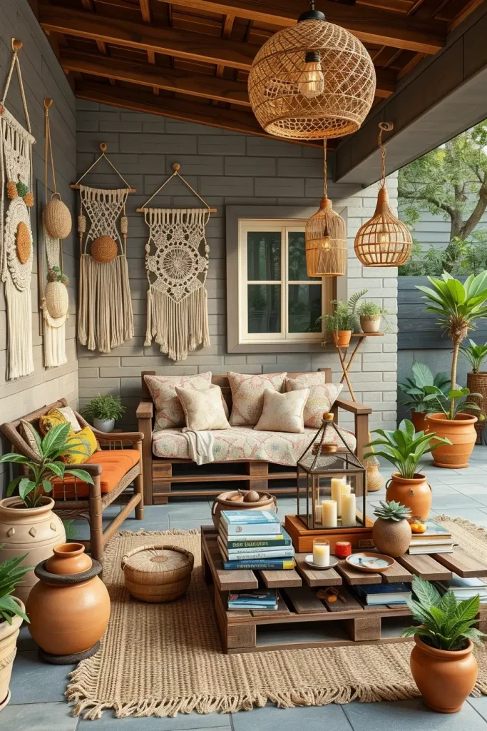 55 Boho Patio Ideas 2026 For A Stylish And Cozy Outdoor Retreat