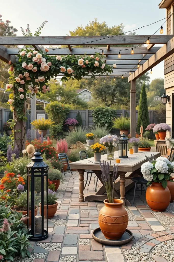 56 Farmhouse-Style Patio Ideas 2026 For Cozy And Rustic Outdoor Living