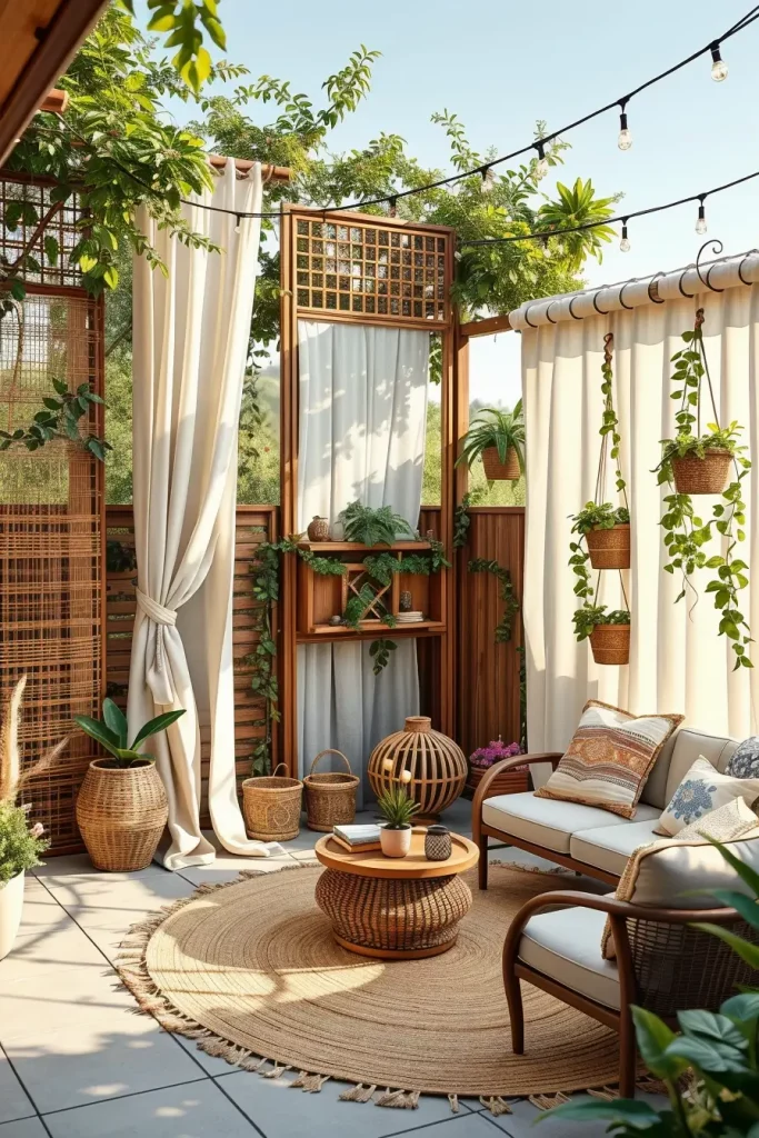 55 Boho Patio Ideas 2026 For A Stylish And Cozy Outdoor Retreat