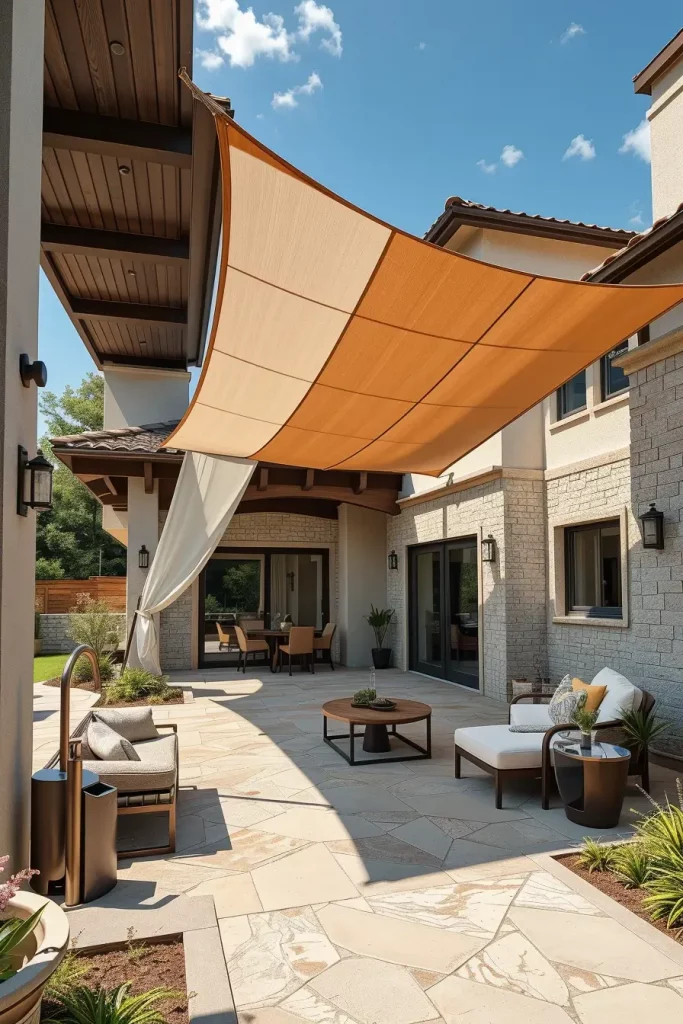 57 Sun Sail Shade Ideas For Your Outdoor Space 2026: Modern Patio & Backyard Trends
