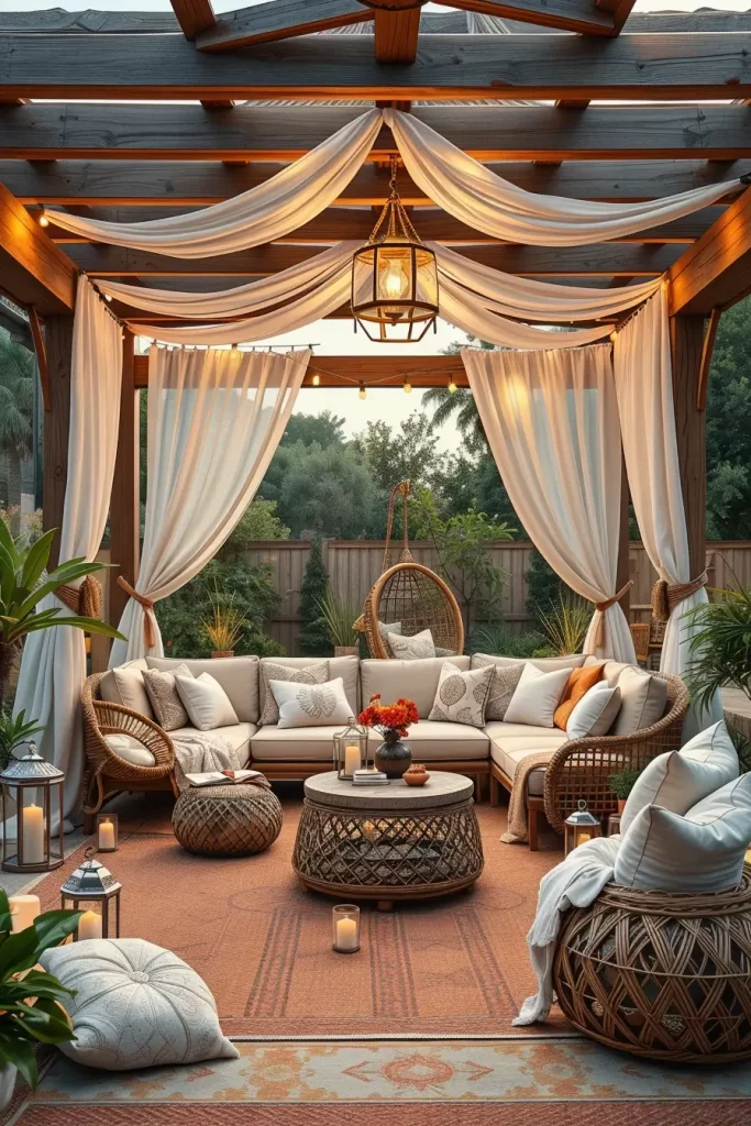 55 Boho Patio Ideas 2026 For A Stylish And Cozy Outdoor Retreat