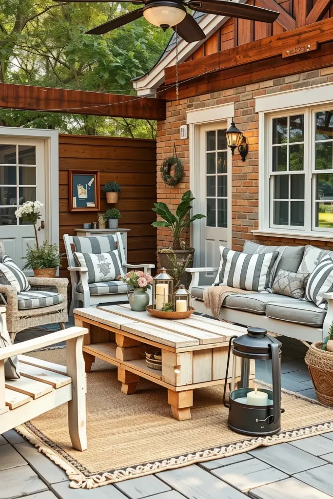 56 Farmhouse-Style Patio Ideas 2026 For Cozy And Rustic Outdoor Living