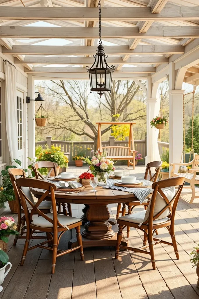 56 Farmhouse-Style Patio Ideas 2026 For Cozy And Rustic Outdoor Living