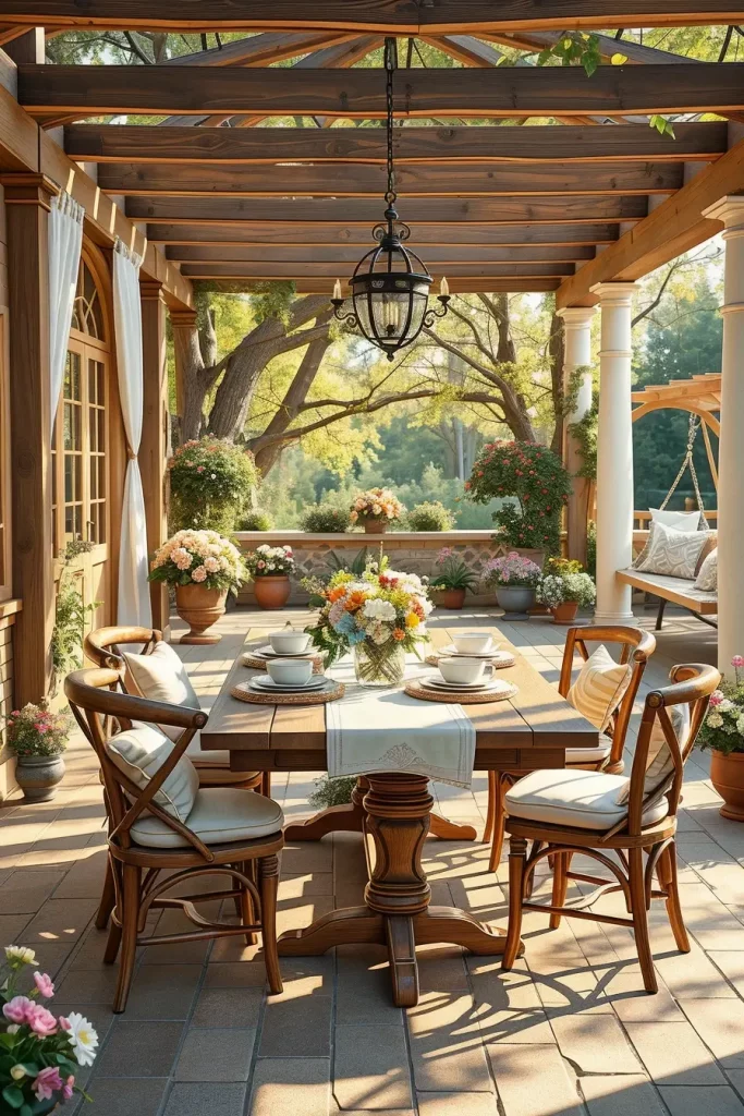 56 Farmhouse-Style Patio Ideas 2026 For Cozy And Rustic Outdoor Living