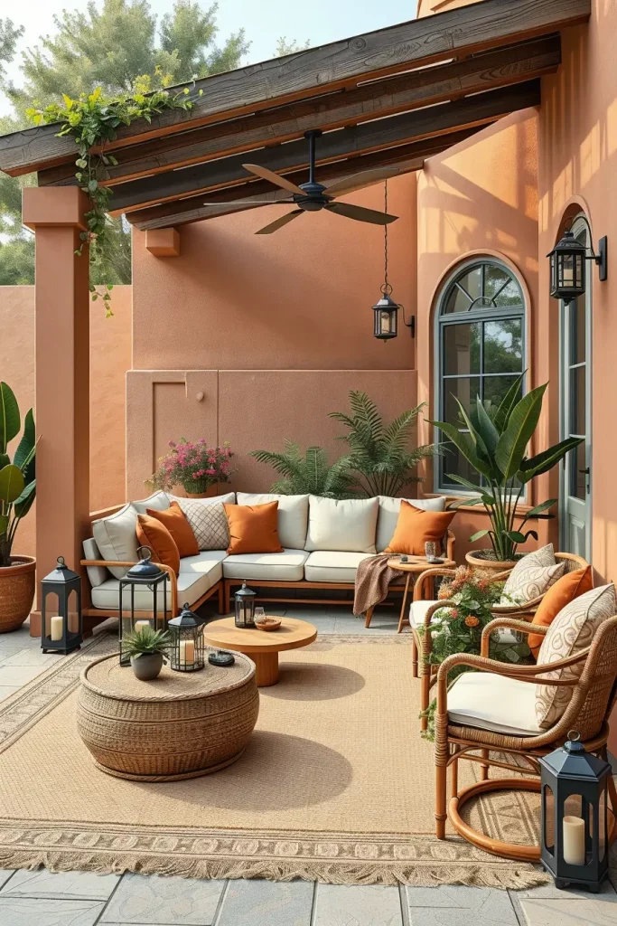 55 Boho Patio Ideas 2026 For A Stylish And Cozy Outdoor Retreat