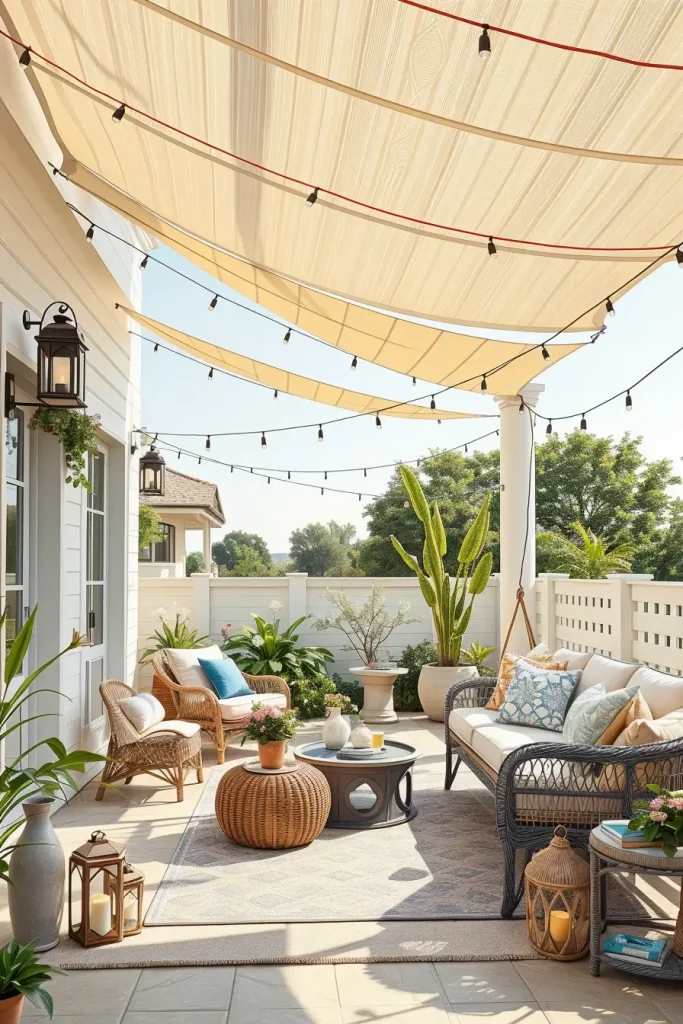 57 Sun Sail Shade Ideas For Your Outdoor Space 2026: Modern Patio & Backyard Trends