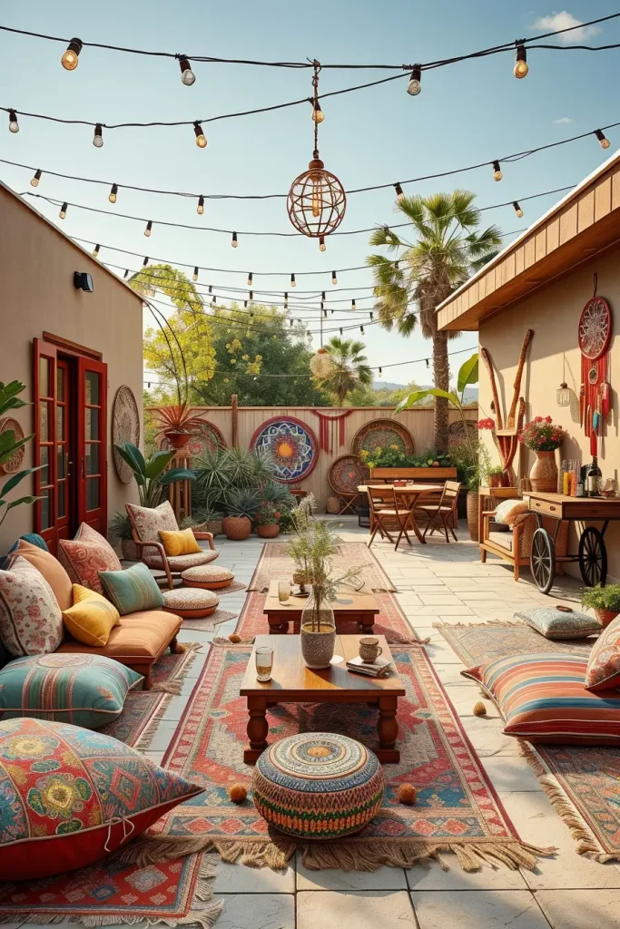 55 Boho Patio Ideas 2026 For A Stylish And Cozy Outdoor Retreat