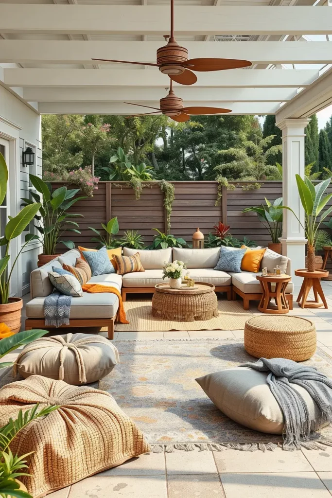 55 Boho Patio Ideas 2026 For A Stylish And Cozy Outdoor Retreat