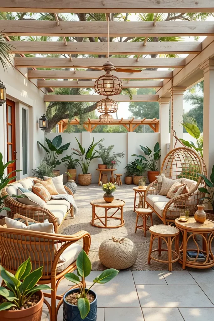 60 Boho And Natural Patio Design 2026 Ideas For A Cozy Outdoor Oasis